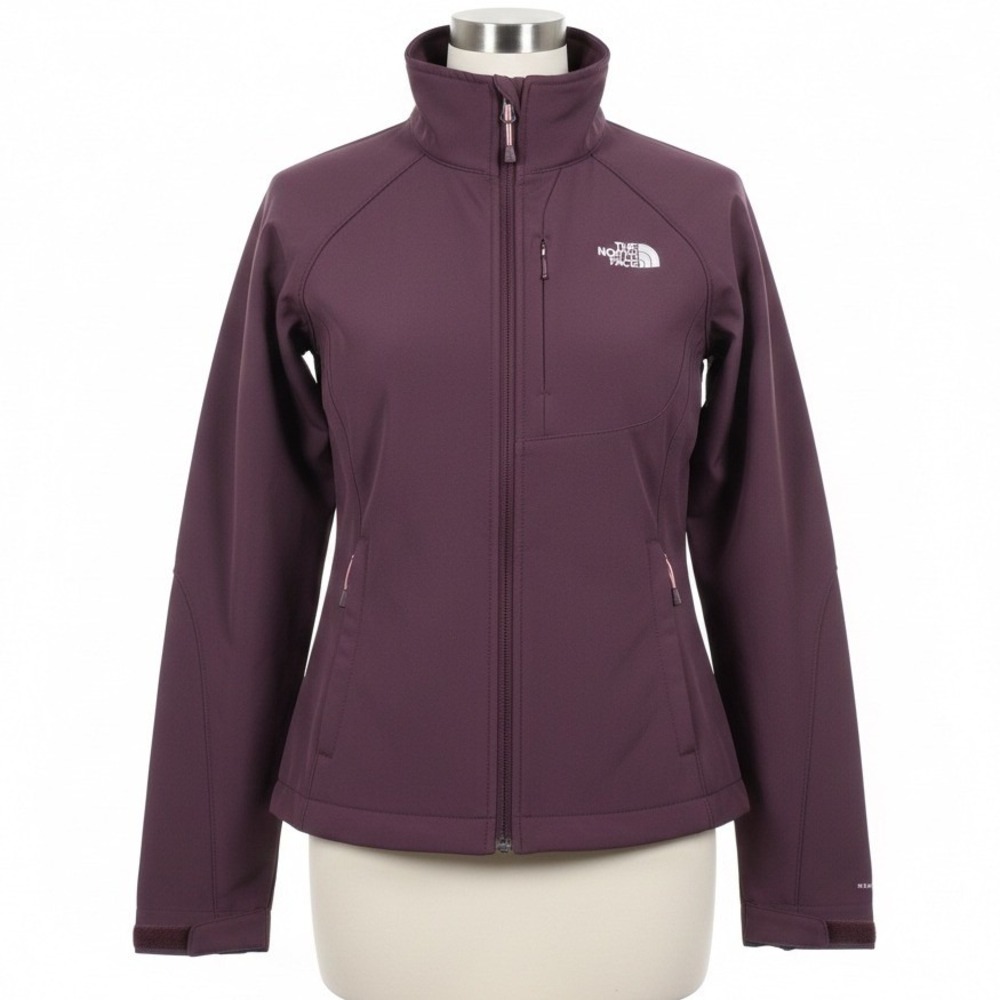 The North Face‎ Apex Bionic Jacket Womens XS Purple Softshell Fleece Lined Coat